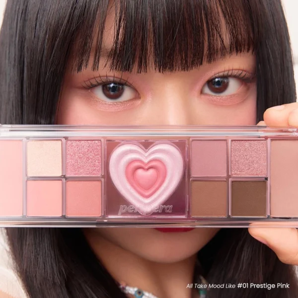 Peripera ALL TAKE MOOD LIKE PALETTE (01 PRESTIGE PINK) - PERITAGE - Image 6