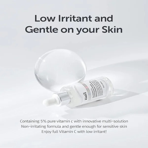 DearKlairs Freshly Juiced Vitamin Drop, 5% Hypoallergenic Pure Vitamin C serum - 1.18oz - Image 6
