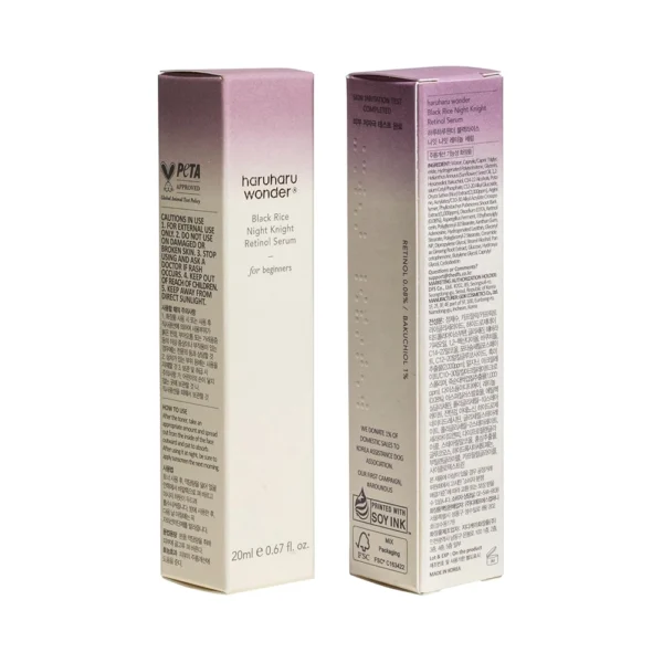 HARUHARU Wonder Black Rice Night Knight Retinol Serum, 0.67fl oz / 20ml - Image 9