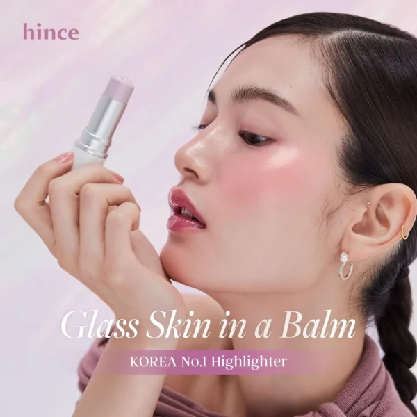 Hince True Dimension Radiance Balm – Shimmer Glow Face Highlighter Stick -10g - Image 2