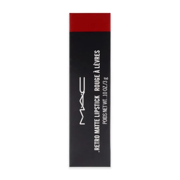 MAC Retro Matte Lipstick Ruby Woo, 1 Count, Multicolor, 0.10 oz - Image 5