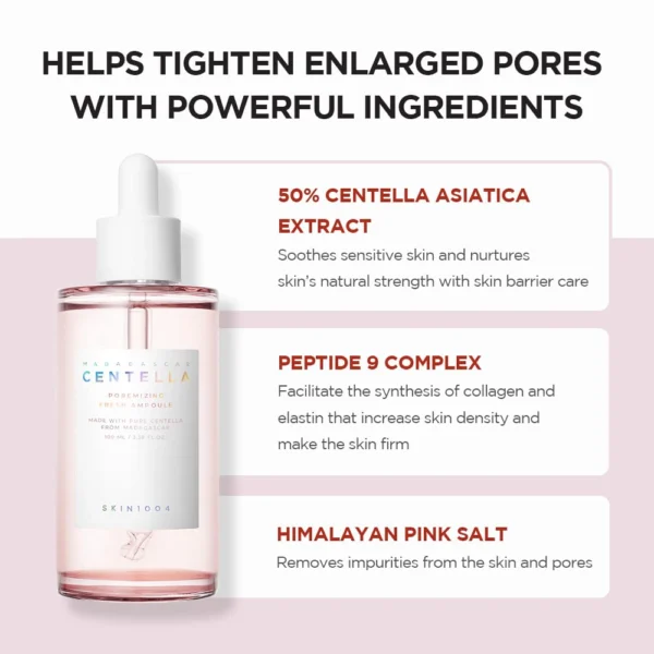 Madagascar Centella Poremizing Fresh Ampoule 3.38 fl. oz - 100ml - Image 2