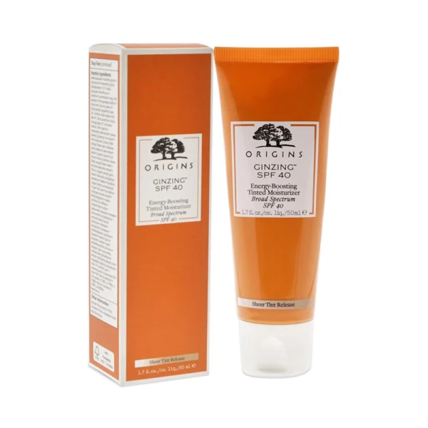 GinZing Energy-Boosting Tinted Moisturizer with SPF 40, 1.7fl oz - Image 3