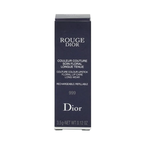 Rouge Dior Couture Lipstick – 999 Matte Lipstick (Refillable) Women 0.12 oz - Image 3