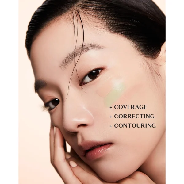 THE SAEM Cover Perfection Triple Pot Concealer 03 Correct Up Beige – 3 Color Full Coverage Concealer - Image 7