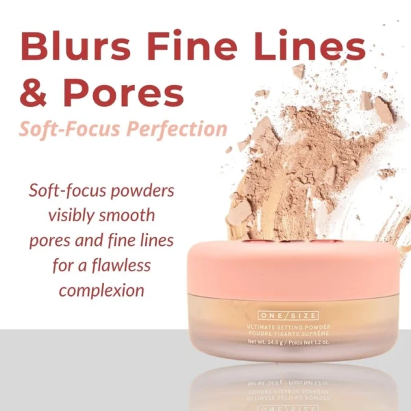 Ultimate Blurring Setting Powder Full- Translucent – for Fair to Dark Skin Tones, 1.2 Ounce (Pack of 1) - Image 3