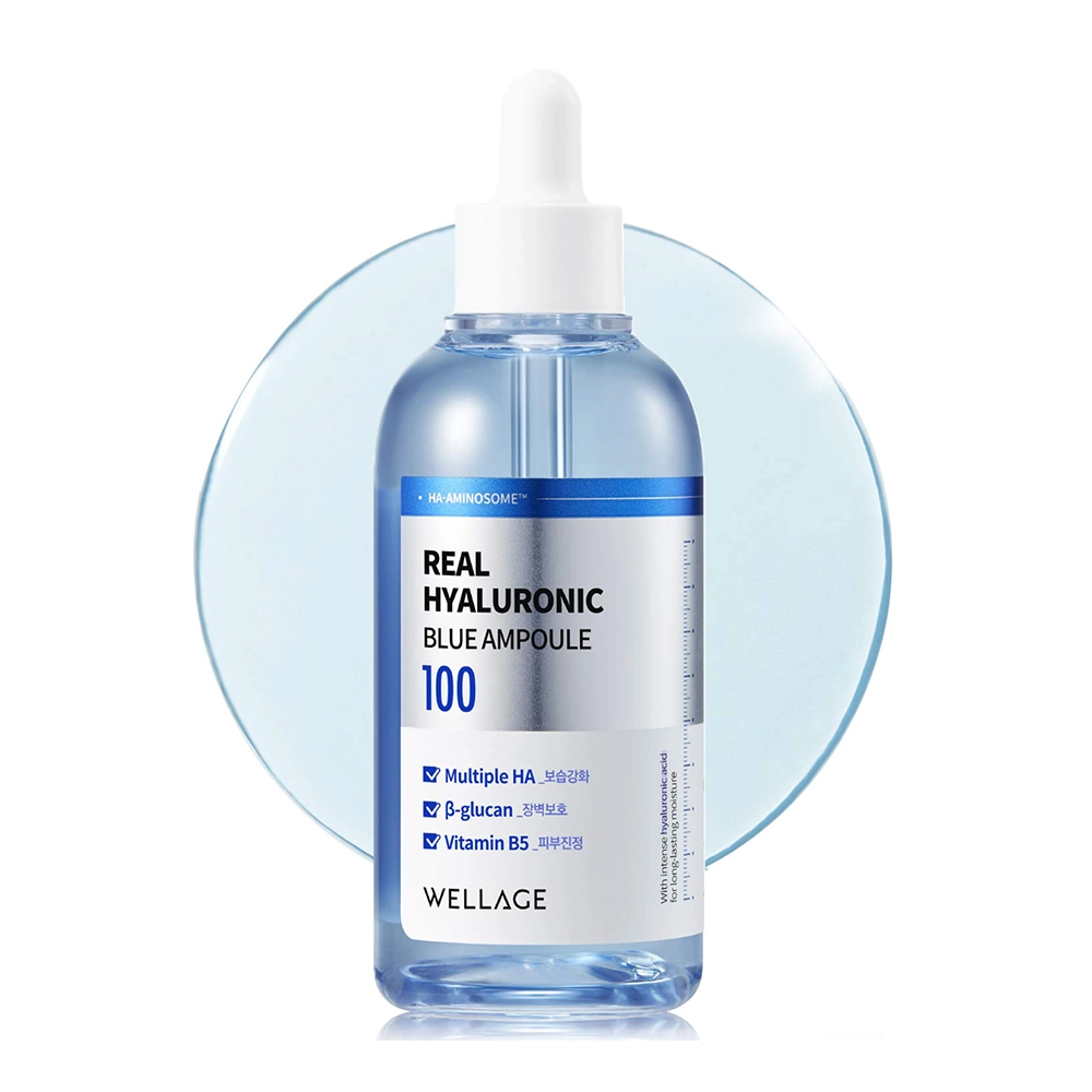 WELLAGE Real Hyaluronic Blue Ampoule 100