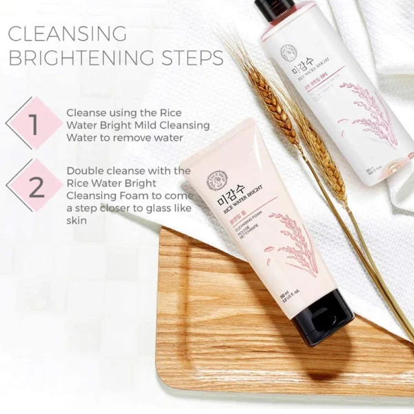 BETT Cleansing foam with Rice Water for Brighten the Skin - 150ml - Image 4