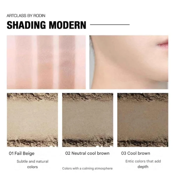 Artclass By Rodin Shading Master with Brush | Bronzer Face Powder (#2 Modern) - Image 4