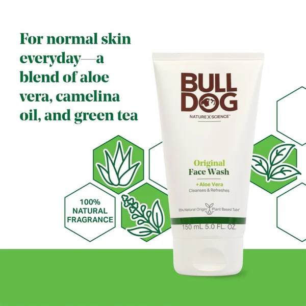 BULLDOG Mens Skincare and Grooming, Original Face Wash/Scrub, 5.0fl oz (150ml) - Image 4