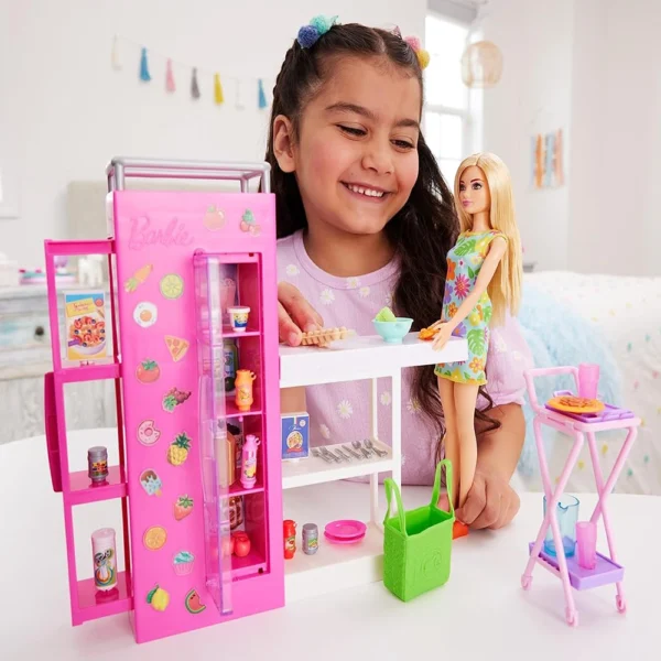 Barbie Doll & 25+ Accessories, Ultimate Pantry Playset Gift for Kids Ages 3 and up - Image 2