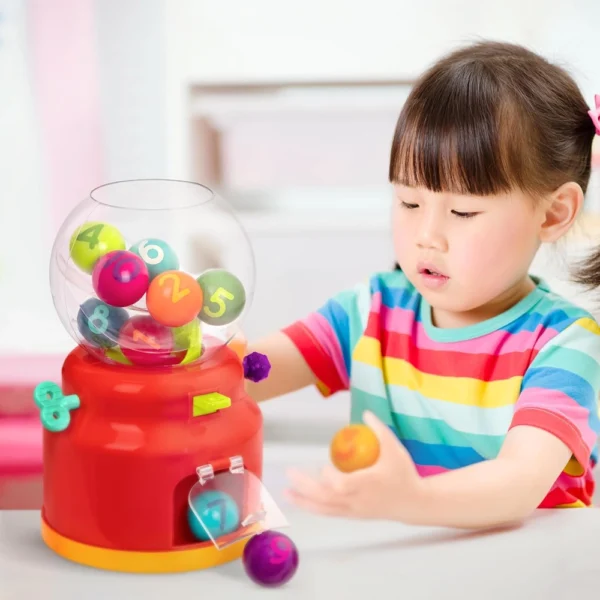 Battat Bubble Dispenser for Kids – 10 Colorful Number Balls – For 12+months Kids - Image 2