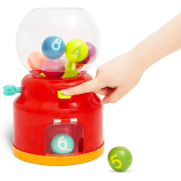 Battat Bubble Dispenser for Kids – 10 Colorful Number Balls – For 12+months Kids - Image 3