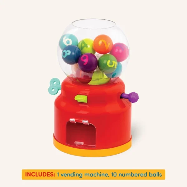 Battat Bubble Dispenser for Kids – 10 Colorful Number Balls – For 12+months Kids - Image 6