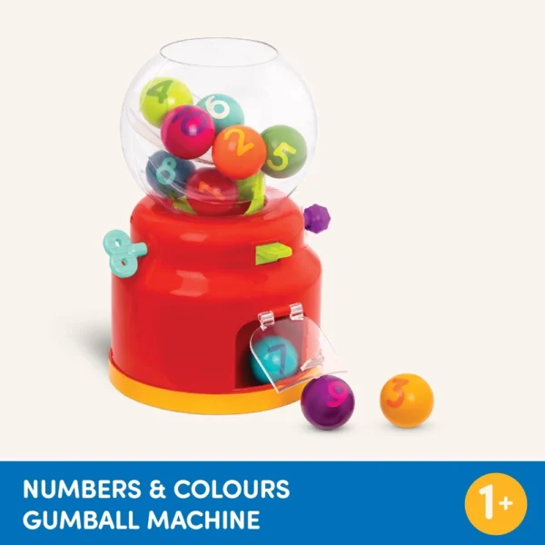 Battat Bubble Dispenser for Kids – 10 Colorful Number Balls – For 12+months Kids - Image 7