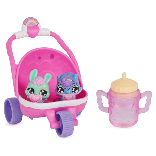 Hatchimals Alive, Hatch N’ Stroll Playset with Stroller Toy and 2 Mini Figures in Self-Hatching Eggs - Image 7