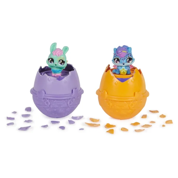 Hatchimals Alive, Hatch N’ Stroll Playset with Stroller Toy and 2 Mini Figures in Self-Hatching Eggs - Image 8