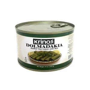 Krinos, Dolmas Stuffed Grape Leaves with Rice