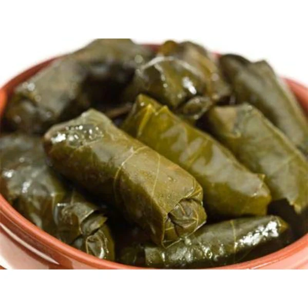 Krinos, Dolmas Stuffed Grape Leaves with Rice, Mediterranean Herbs in Sunflower Oil - Image 2