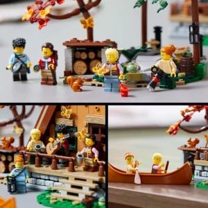 LEGO Ideas A Frame Cabin 21338 Collectible Display Set 5
