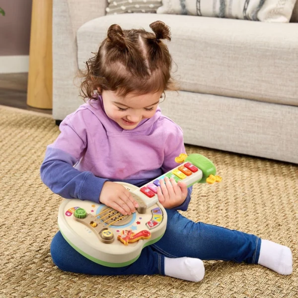 LeapFrog Strum and Count Wooden Guitar, Musical Toddler Toy - For 18+months Kids - Image 5