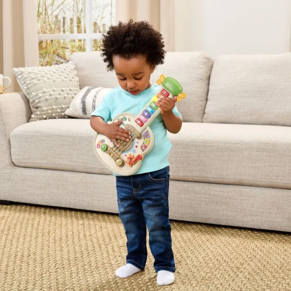 LeapFrog Strum and Count Wooden Guitar, Musical Toddler Toy - For 18+months Kids - Image 6