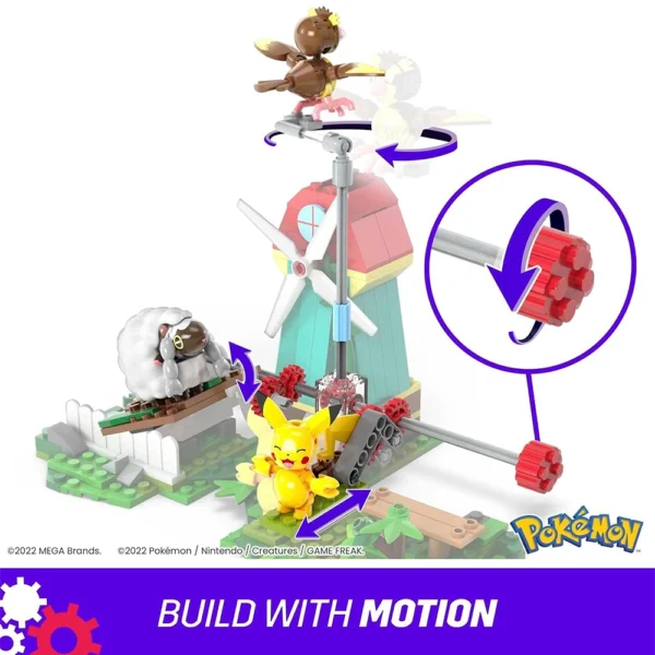 MEGA Pokémon Building Toys Set, Countryside Windmill with 240 Pieces Toy - Image 2