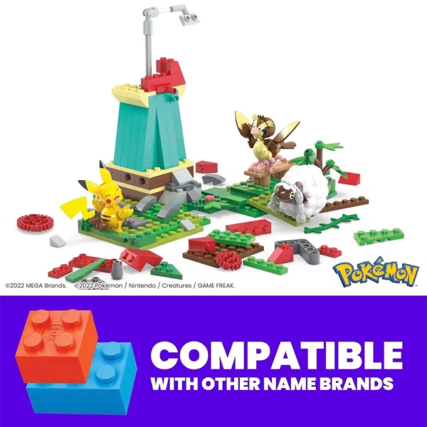 MEGA Pokémon Building Toys Set, Countryside Windmill with 240 Pieces Toy - Image 3