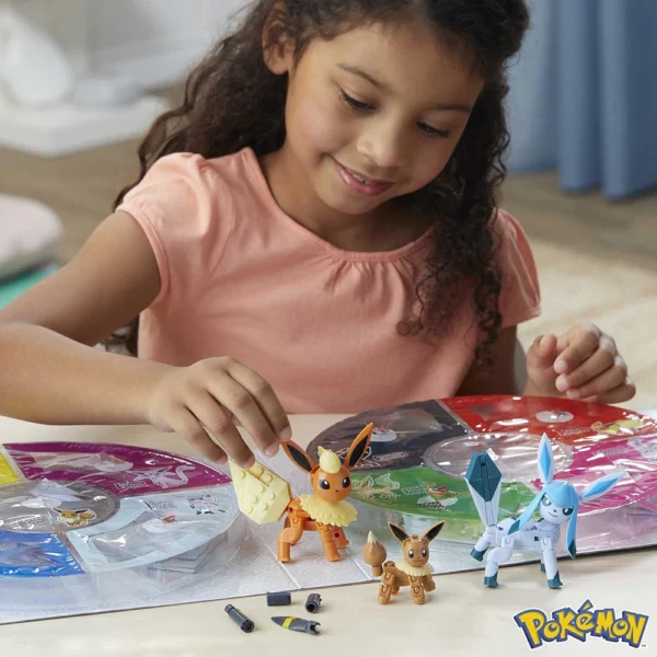 MEGA Pokémon Building Toys Set Every Eevee Evolution with 470 Pieces - Image 3