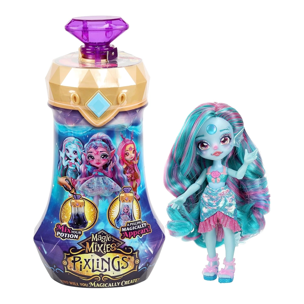 Magic Mixies Pixlings. Marena The Mermaid Pixling, Gifts for Ages 5+Kids,