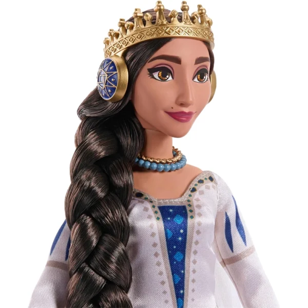 Mattel Disney Wish Toys, Queen Amaya of Rosas, Posable Fashion Doll with Removable Signature Outfit, For ages 3 and up - Image 4