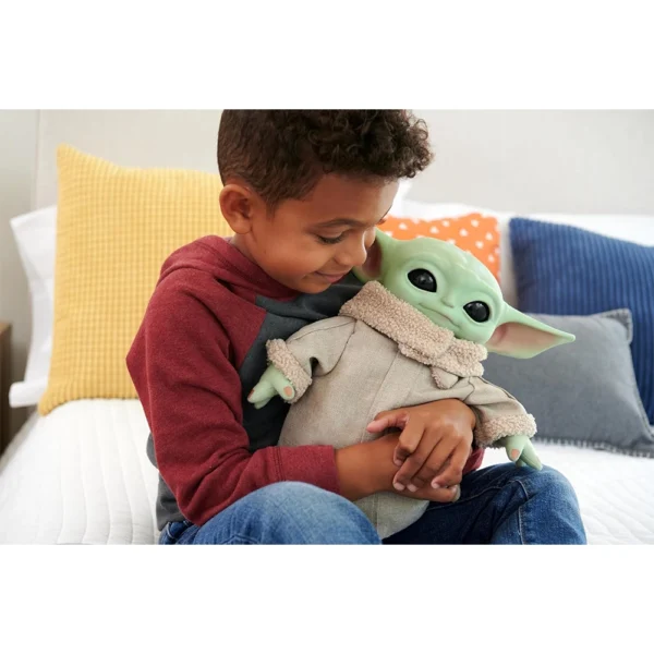 Mattel Star Wars The Mandalorian Grogu Plush Toy 11-inch - Image 3