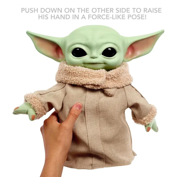 Mattel Star Wars The Mandalorian Grogu Plush Toy 11-inch - Image 4