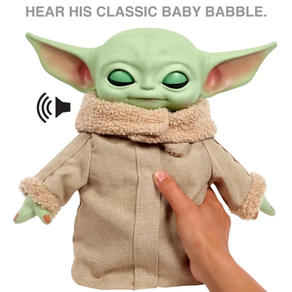 Mattel Star Wars The Mandalorian Grogu Plush Toy 11-inch - Image 6