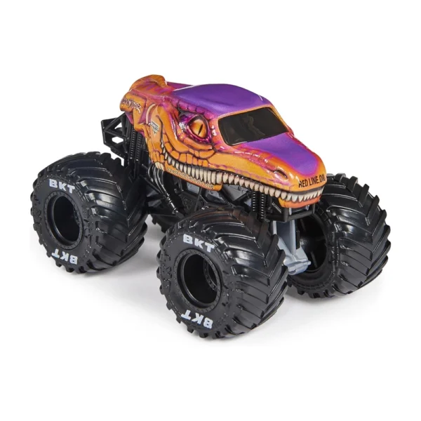 Monster Jam 2023 Spin Master 1:64 Diecast Truck Series 32 Arena Favorites Velociraptor - For 3+ Years Kids - Image 3