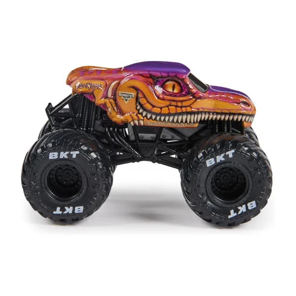 Monster Jam 2023 Spin Master 1:64 Diecast Truck Series 32 Arena Favorites Velociraptor - For 3+ Years Kids - Image 4