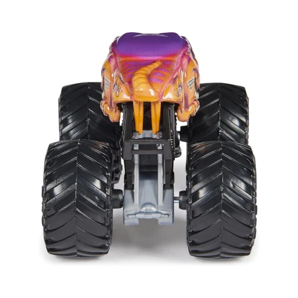 Monster Jam 2023 Spin Master 1:64 Diecast Truck Series 32 Arena Favorites Velociraptor - For 3+ Years Kids - Image 7