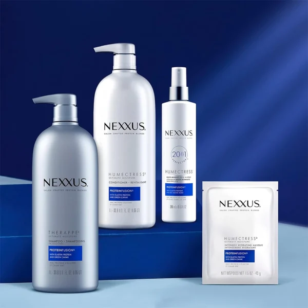 Nexxus Therappe Moisturizing Shampoo for Dry Hair – Silicone-Free, ProteinFusion with Elastin Protein & Green Caviar (33.8fl. oz) - Image 10