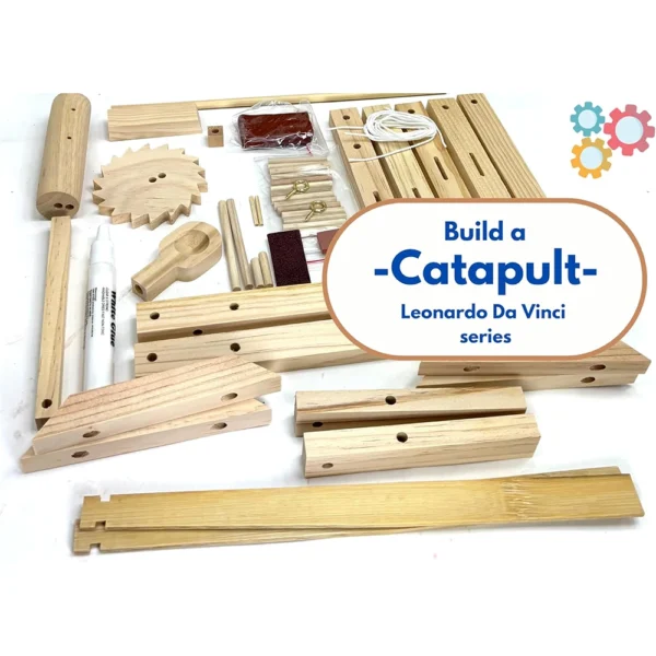 Pathfinders STEM Kits – Leonardo da Vinci Catapult kit | Trebuchet Science Kits, Gift for Kids Age 12-14 - Image 2