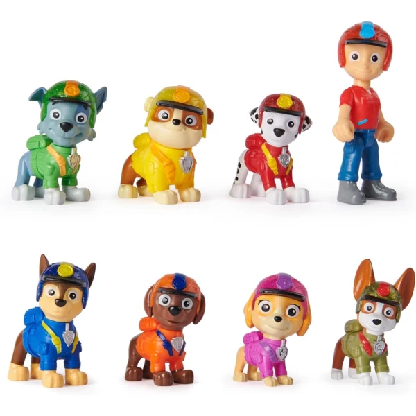 Jungle Pups Action Figures Gift Pack with 8 Collectible Toy Figures for Ages 3 and Up - Image 2
