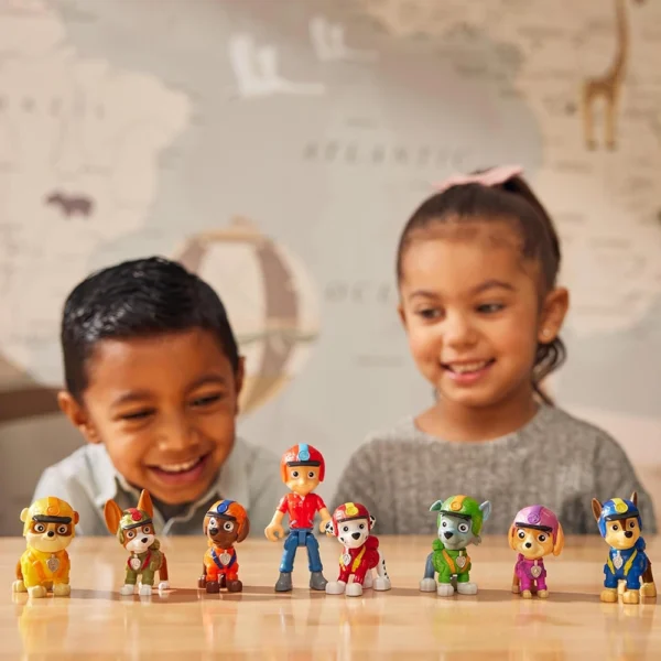 Jungle Pups Action Figures Gift Pack with 8 Collectible Toy Figures for Ages 3 and Up - Image 3