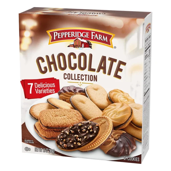 Pepperidge Farm Chocolate Collection, 7 Cookie Varieties, Box 13-oz - Image 8