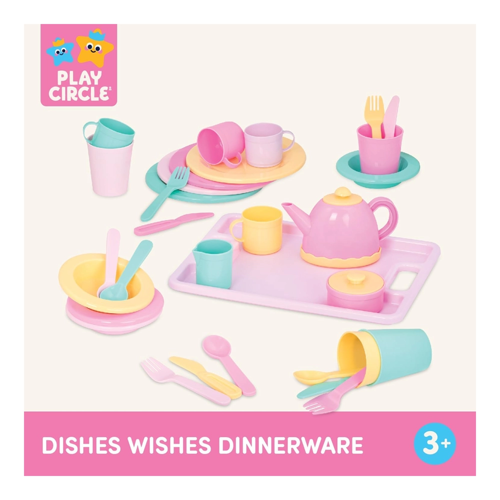 Play Circle Dish Set, for 3+ Years Kids