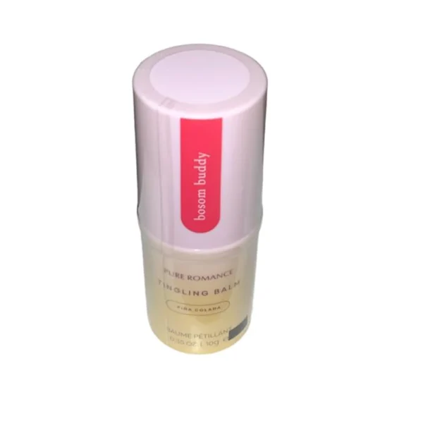 Pure Romance Bosom Buddy Tingling Pia Colada Lip & Nipple Balm, 0.35oz/(10g) - Image 3