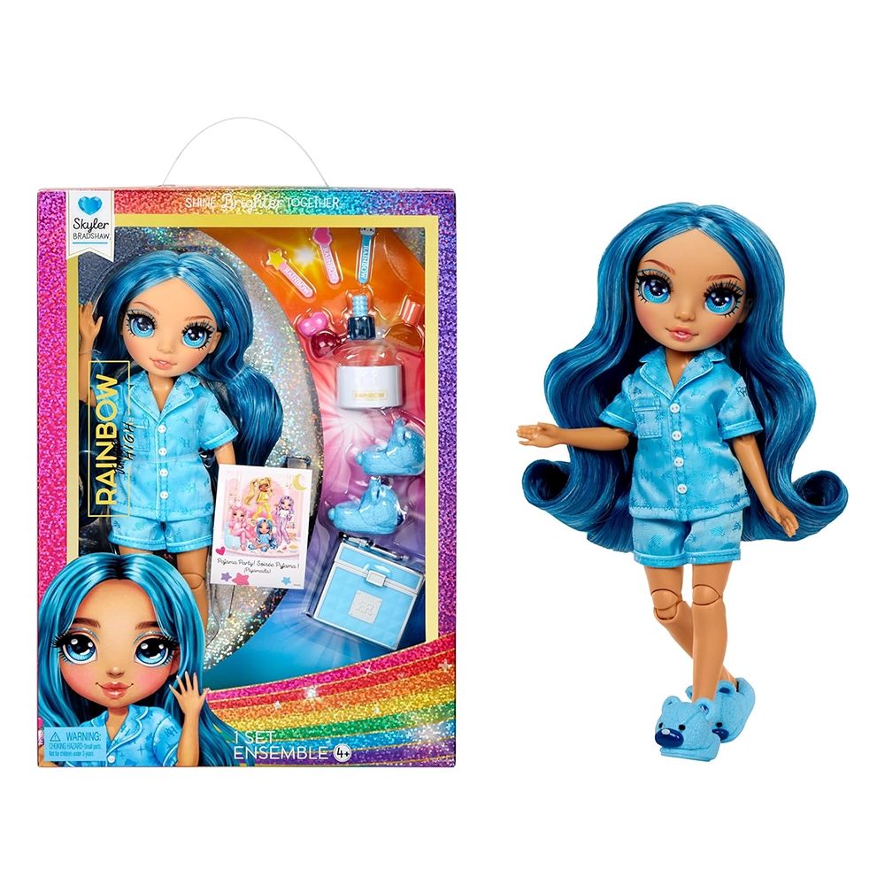 Rainbow High Jr High PJ Party - Skyler, Blue 9