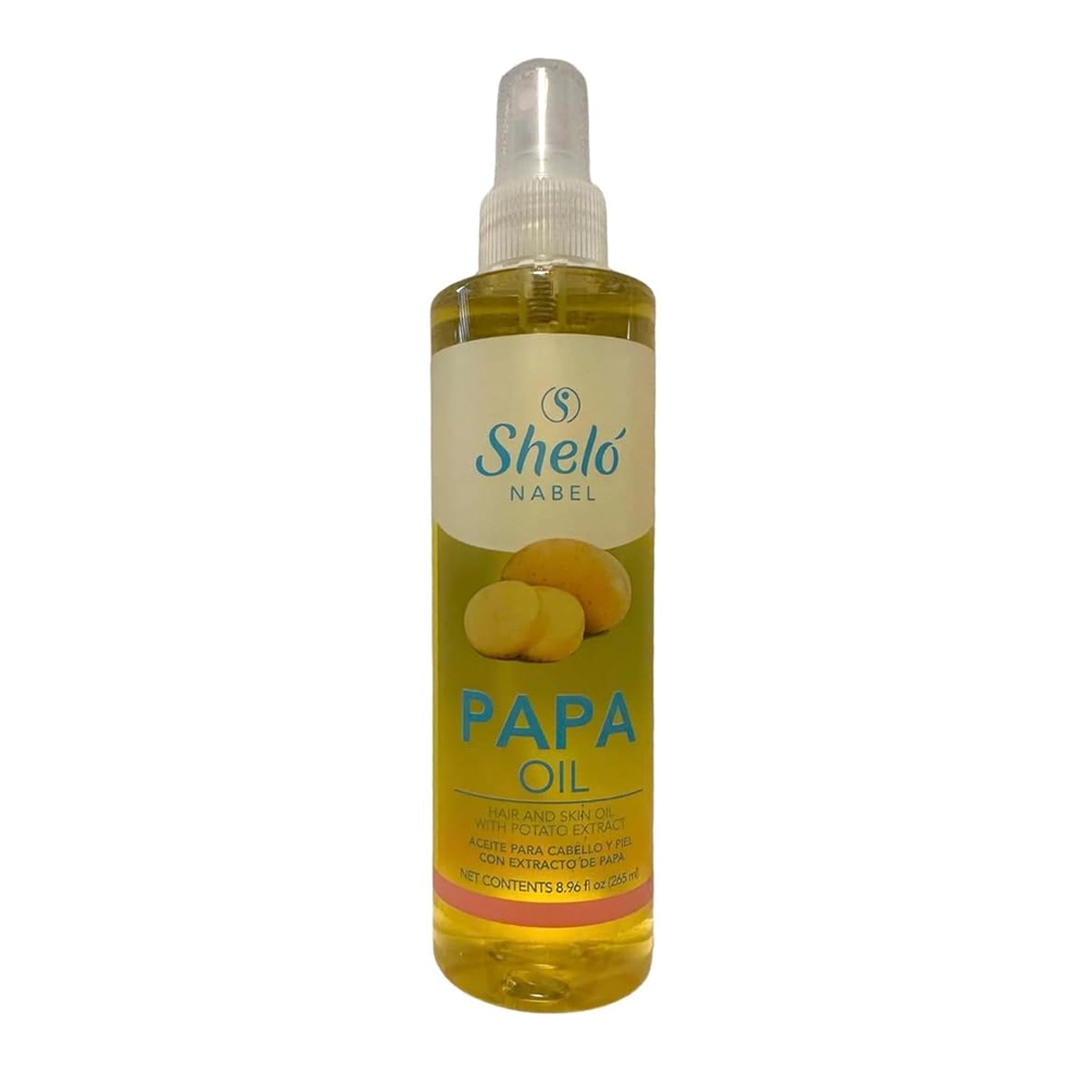 Papa Oil Extract Hair & Skin 8.96 fl oz/Aceite de Papa Especial Para Cabello y Piel, 9.96fl.oz (265ml)