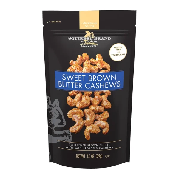 Squirrel Brand Sweet Brown Butter Cashews