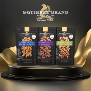 Squirrel Brand Sweet Brown Butter Cashews 6
