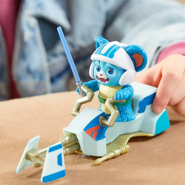 Young Jedi Adventures Nubs Figure & Speeder Bike, Preschool Toys for 3 Year Kids - Image 5
