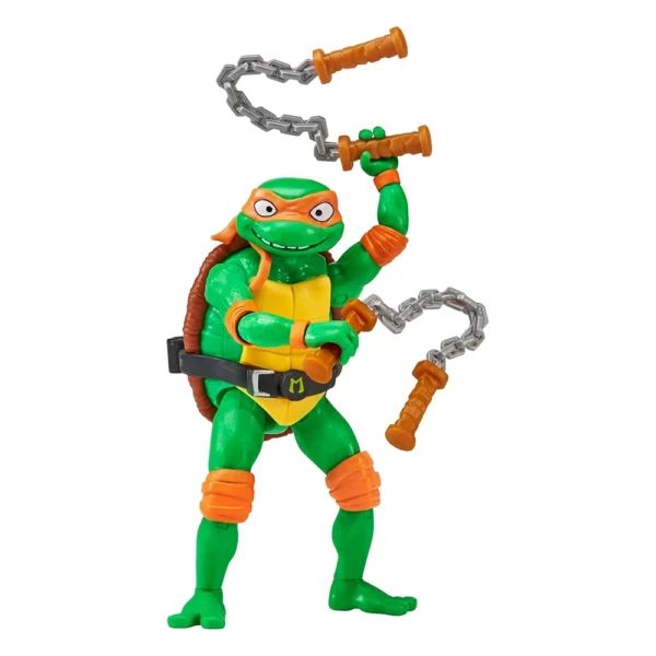 Teenage Mutant Ninja Turtles - Mutant Mayhem 4.25” Michelangelo Basic Action Figure - Image 2